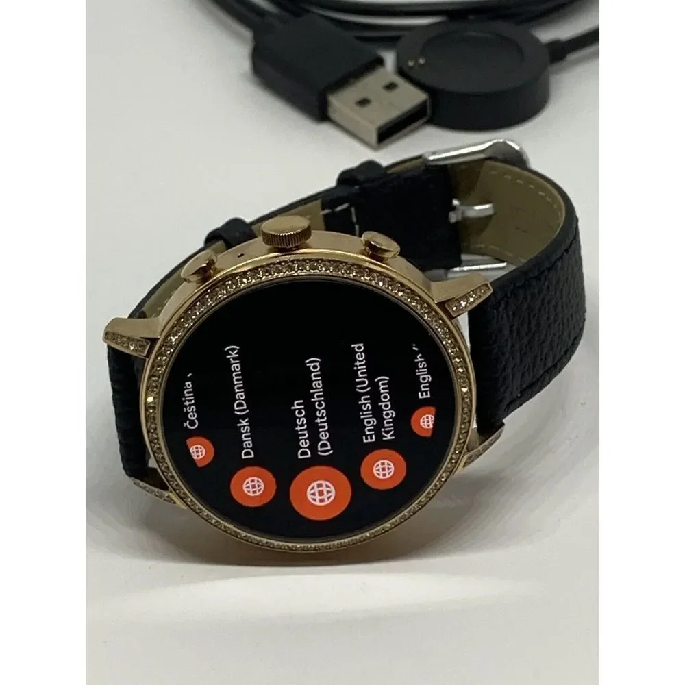 Fossil Gen 4 Authentic Digital Dial Smart Watch Custom Band FTW6011 QT505